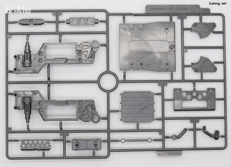 HEXA GEAR 六角机牙 第1世代六角机牙 支援扩展包006 叉车型 橙色Ver. - 图片